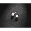 Best Selling Wild Fashion Simple Pearl Bean Earrings Women Girls Earrings Jewelry Crystal Earrings Brincos