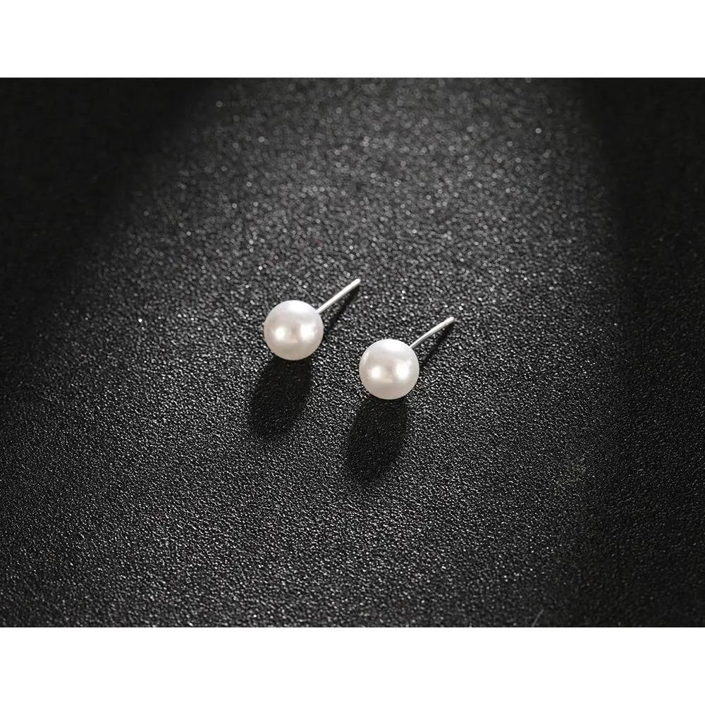 Best Selling Wild Fashion Simple Pearl Bean Earrings Women Girls Earrings Jewelry Crystal Earrings Brincos