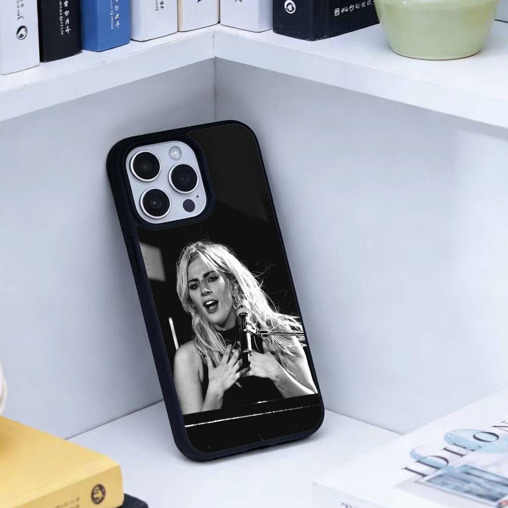 

D-Lady Gaga Phone Case For iPhone17,16,15,14,13 Plus,Pro Max Magnetic For Magsafe Wireless Charging iPhone15Plus