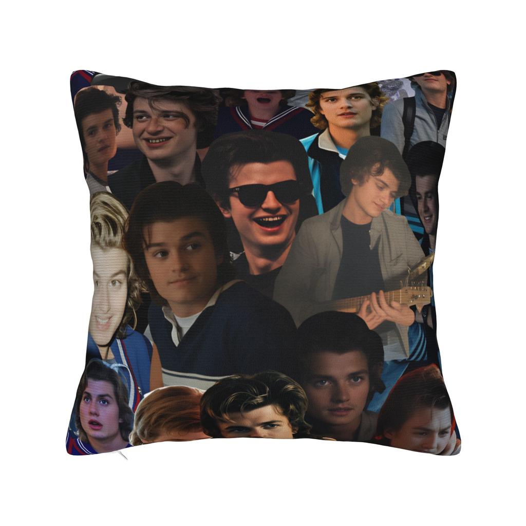 Steve Harrington Pillow Case Square Pillow Cover Novelty Cushion Cover For Sofa Car Home Decor