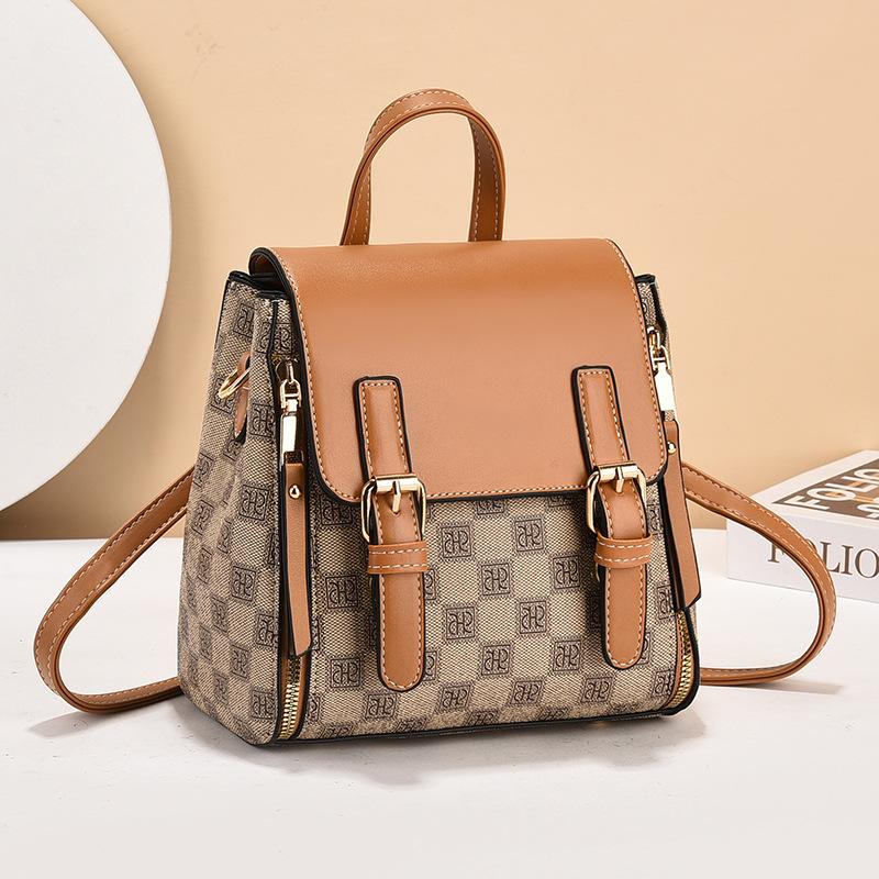 

Сумка Рюкзак Женский Премиум 2025 Новый Модный Женский Простой Наплечный Кроссбоди Сумка Маленький Рюкзак Женская Сумка