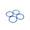 Blue Aluminum Wheel Surrounding Ring Decoration Trims For BMW 68mm Center Caps