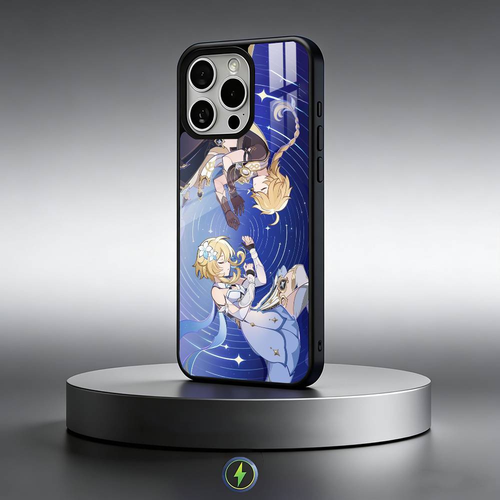 G-Genshin Lumine Impact   Phone Case For iPhone17,16,15,14,13,12,11 Plus,Pro Max Magnetic For Magsafe Wireless Charging