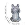 Outdoor Indoor Dual-purpose Decor Handmade Resin Bulldog Figurine Set for Home Decor No Evil See Speak Hear Bulldog Ornament