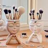 Doniczka na kwiaty w kształcie twarzy Love Style Girl Head Plant Pot Small Lady Face Planter dla sukulentów do wnętrz i na zewnątrz, centralny element biurka do salonu