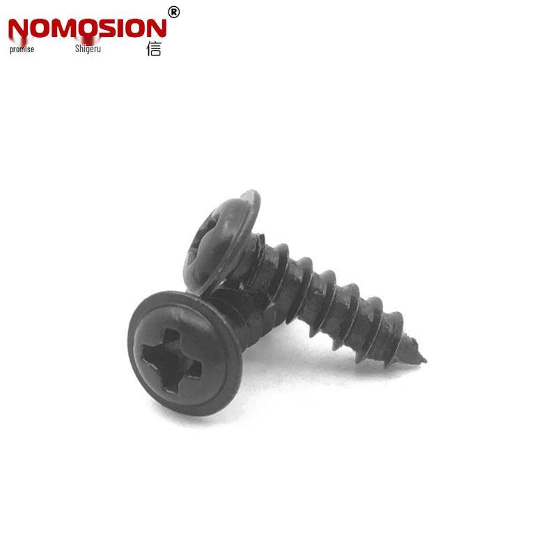 Black Hardened Phillips Pan Head Self-Tapping Screw, Size PWA 3.5*12.