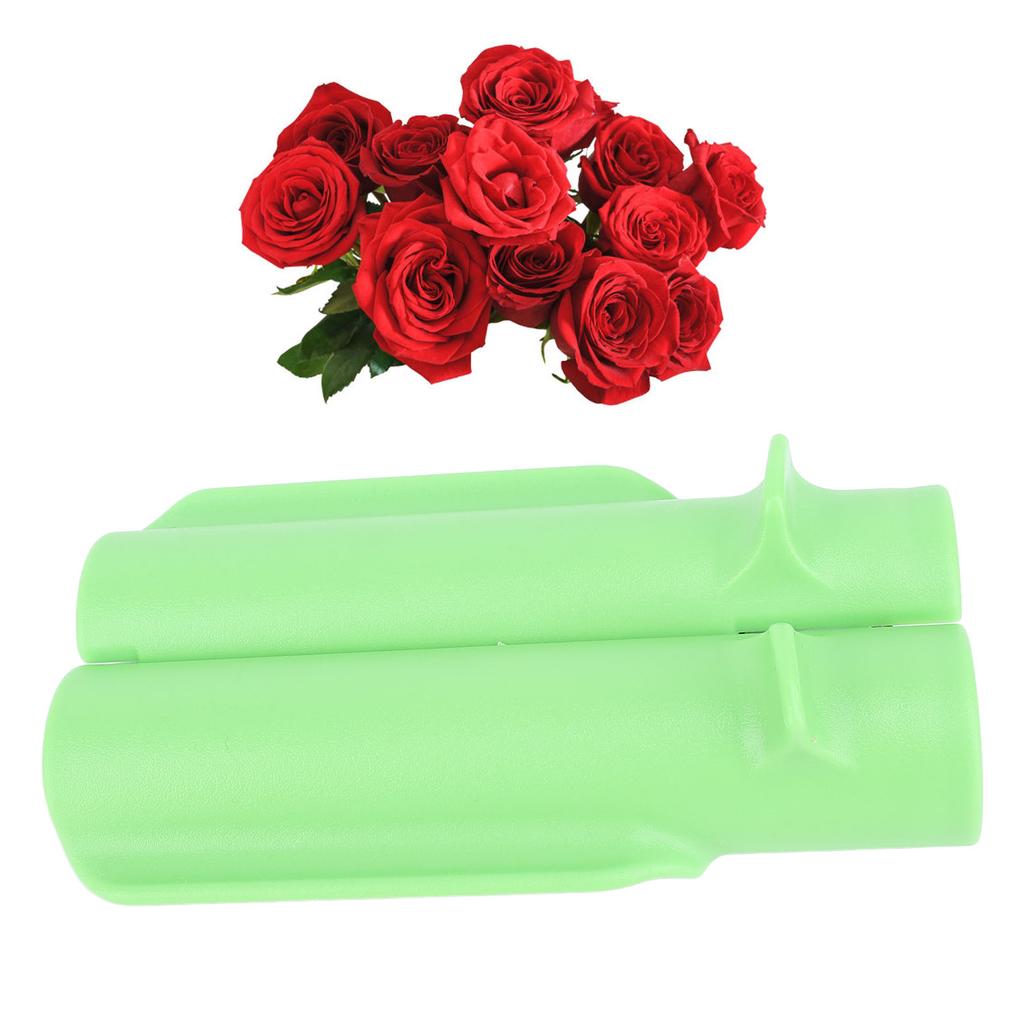 Portable Thorn Remover, Plastic Stainless Steel Plant Stem Lves Extractor Tool for Home Flower Shop Crafting, Lightweight with Plastic Handle for