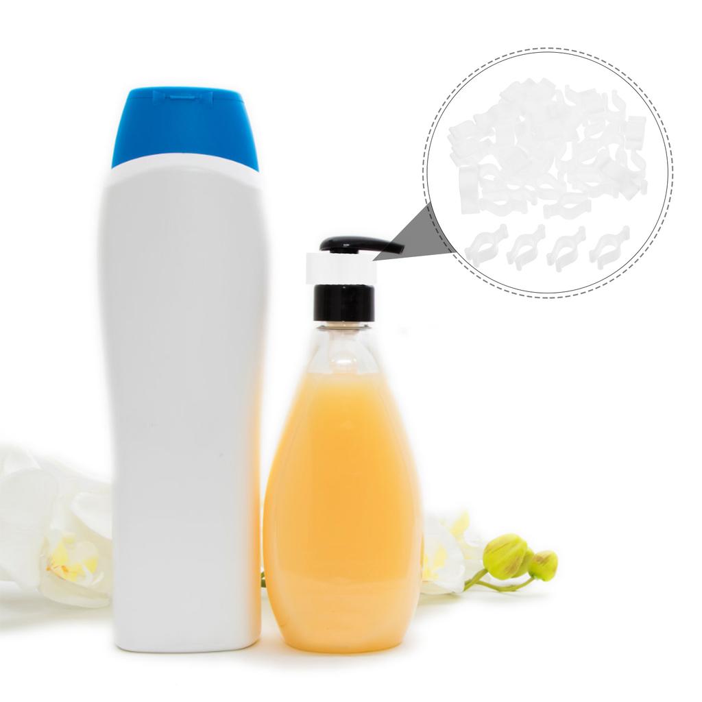30 Pezzi Pompetta Fibbia Dispenser Shampoo Antigoccia Pompa Dispenser Blocchi Collare Pompa Bottiglia Clip Pompa Shampoo Blocco