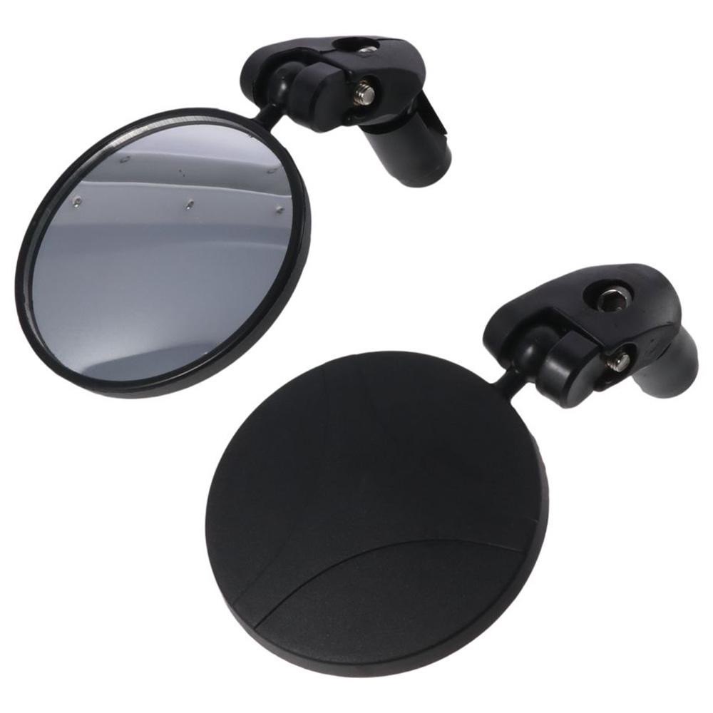 2pcs Wide Angle Bike Mirrors 360 Rotatable HD Glass Convex Lens  Mountain Road Bikes
