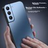 Samsung S22+ Phone Case, Galaxy S22+ Protective Cover, AG Frosted Lens Full Protection, Real Machine Simple Anti-Fingerprint Casen, Graphite Black