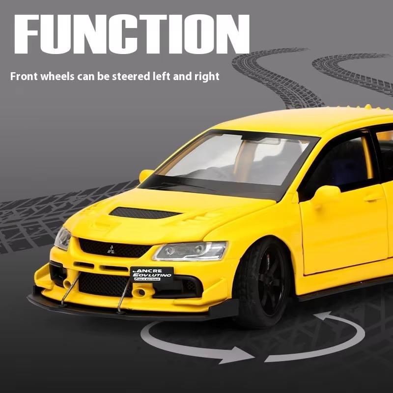 New Simulation 1:32 Sound and Light Pull Back Car Model Shock Absorption Steering Three-speed Switch Children's Toy Gift Boy Gift Trendy Ornaments