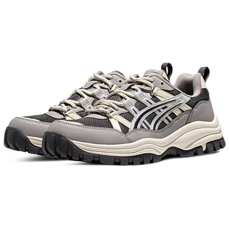 Asics Gel-Csl 01 Comfortable Versatile Fabric Synthetic Leather Durable Low-Top Casual Running Shoes Unisex sneaker Charcoal-Gray 1203A391-021