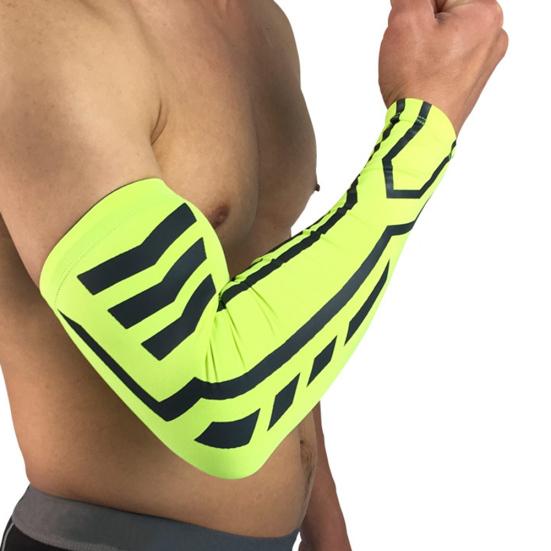 Outdoor Sport Basketball Running Soft Elastic Protective Arm Guard Sleeve Wrap