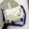 Urban Streetwear Messenger Bag For Women With Large Capacity And Nylon Material