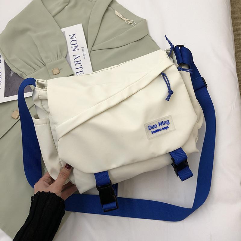 Urban Streetwear Messenger Bag For Women With Large Capacity And Nylon Material