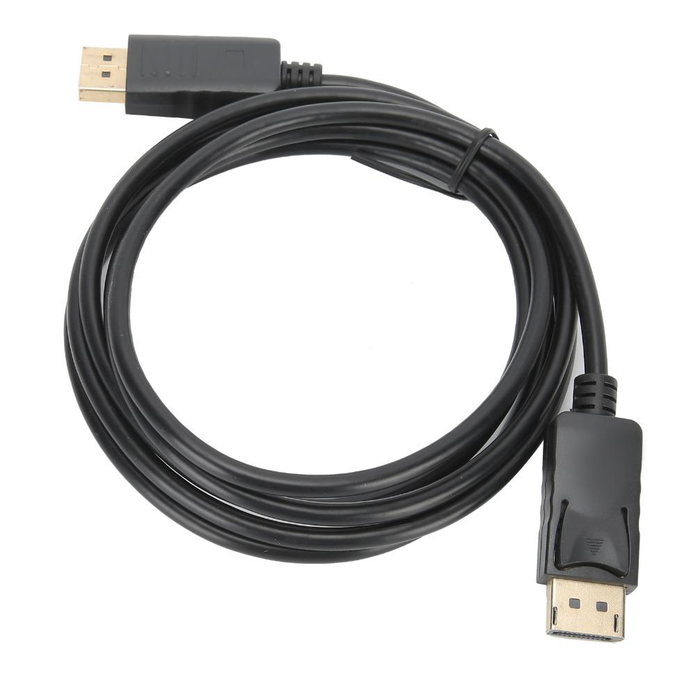 2PCS 6ft/1.8M DP to DP Cable 4K@60Hz Male to Male Adapter Cable PC Connection