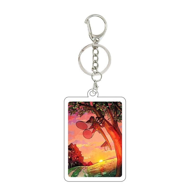 1pc Anime Charizard Mewtwo Gardevoir Cartoon Cool Game Characters Self Made Acrylic Keychain 5cm Pendant Decor Gifts Wholesale