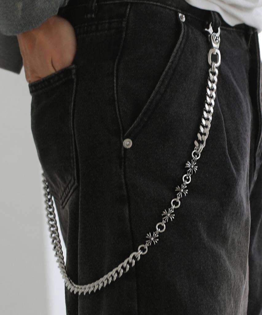 SHOVEOFF Svc-539 Handmade Cross Mix Fashion Pants Chain