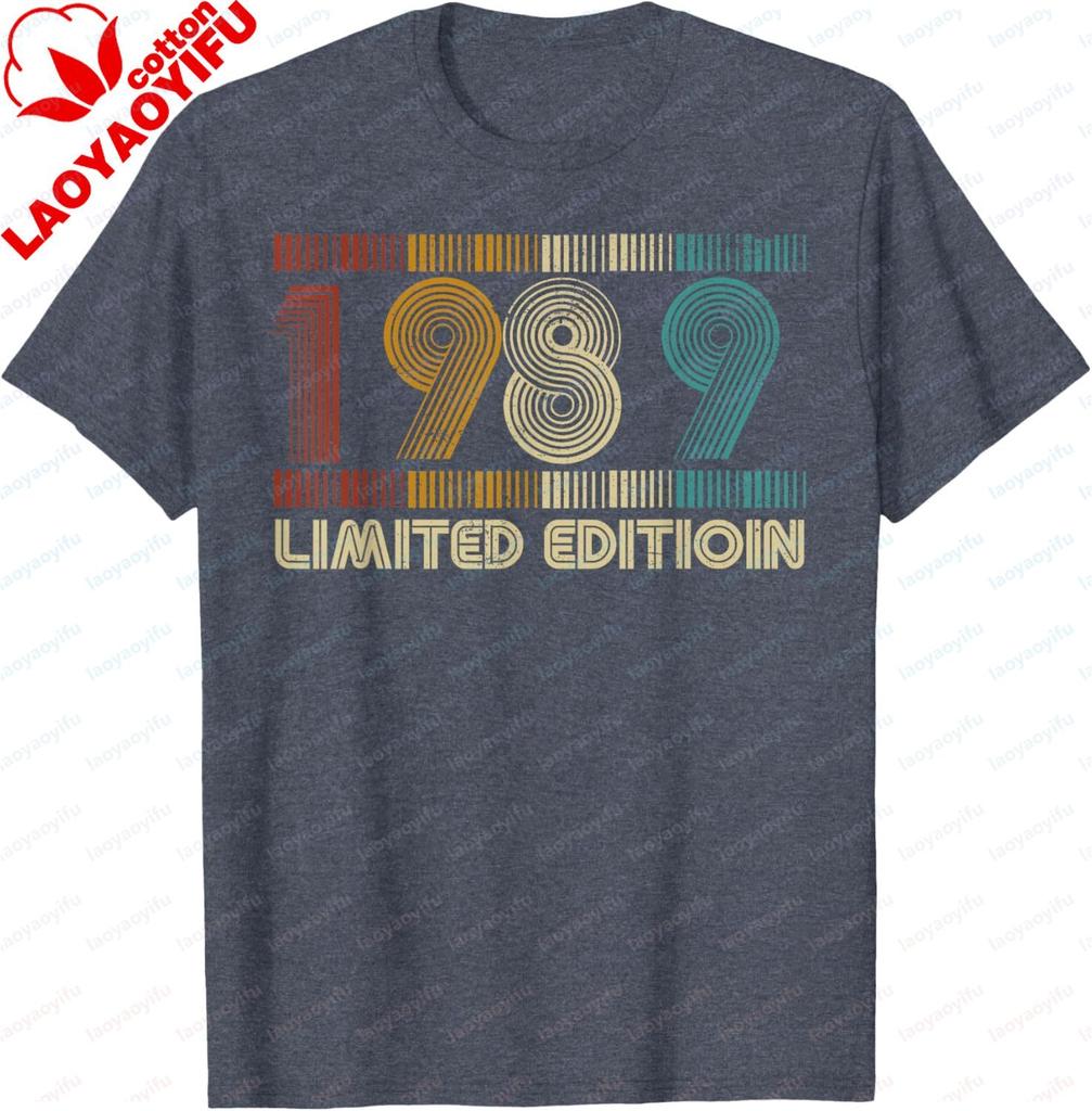 Limited Edition 1989 Unisex Unisex Tshirt Custom Printed Graphic T Shirts Unisexs Fashion Streetwear Clothing Cotton Short Sleeve