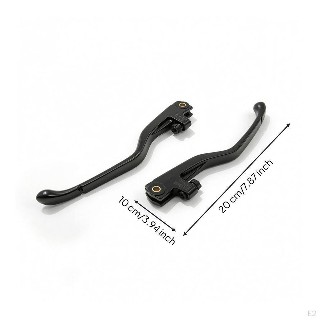 Motorcycle Brake and Clutch Levers Direct Replacement Curved