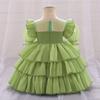 Neugeborene Kleinkind Kleidung Taufe Prinzessin Party Kostüm Baby Mädchen Kleidung Festzug Große Schleife 1. Geburtstag Kleid Für Kurzarm Kleider