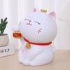 Eco Friendly Cat Piggy Bank Cute Animal Saving Pot Multi-purpose Lucky Cat Ornament  Table