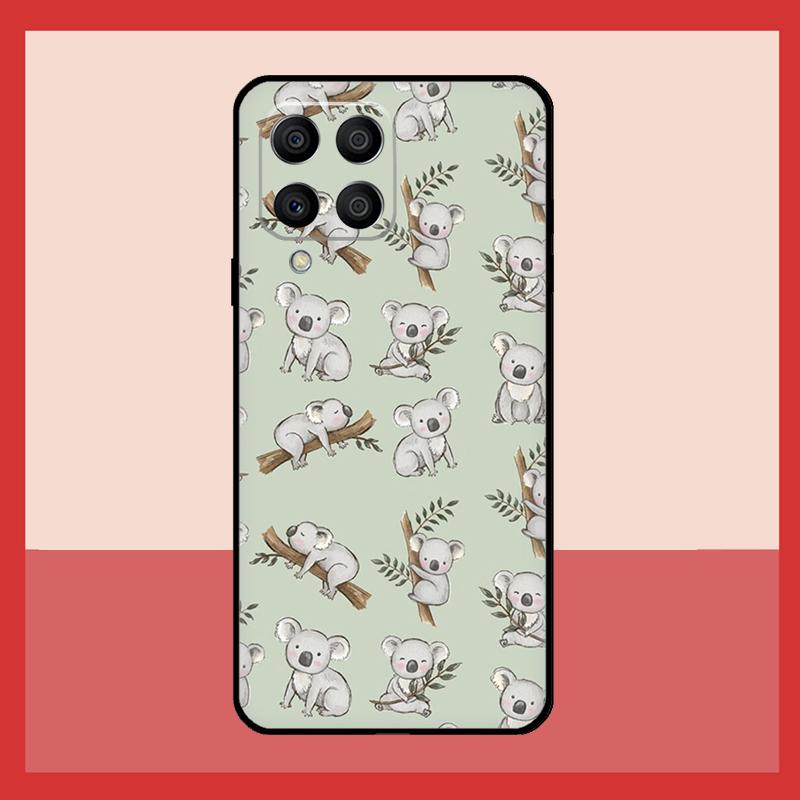 Cartoon Painting Animal Koala Case For Samsung Galaxy M12 M52 M06 M16 M36 M56 M33 M15 M55 M31 M13 M14 M53 M32 M35 M34 M54