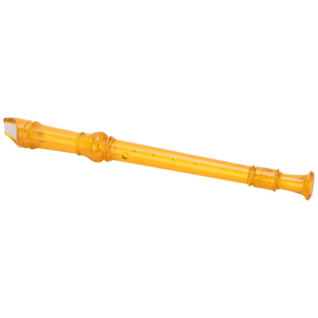 8‑Hole Clarinet ABS Transparent with Cleaning Rod Portable Treble Wind InstrumentOrange