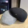 Korean-style Cotton Cap, Simple Solid Color Versatile Newsboy Hat, Spring-summer Vintage Temperament Duckbill Cap, Artist Hat for Women