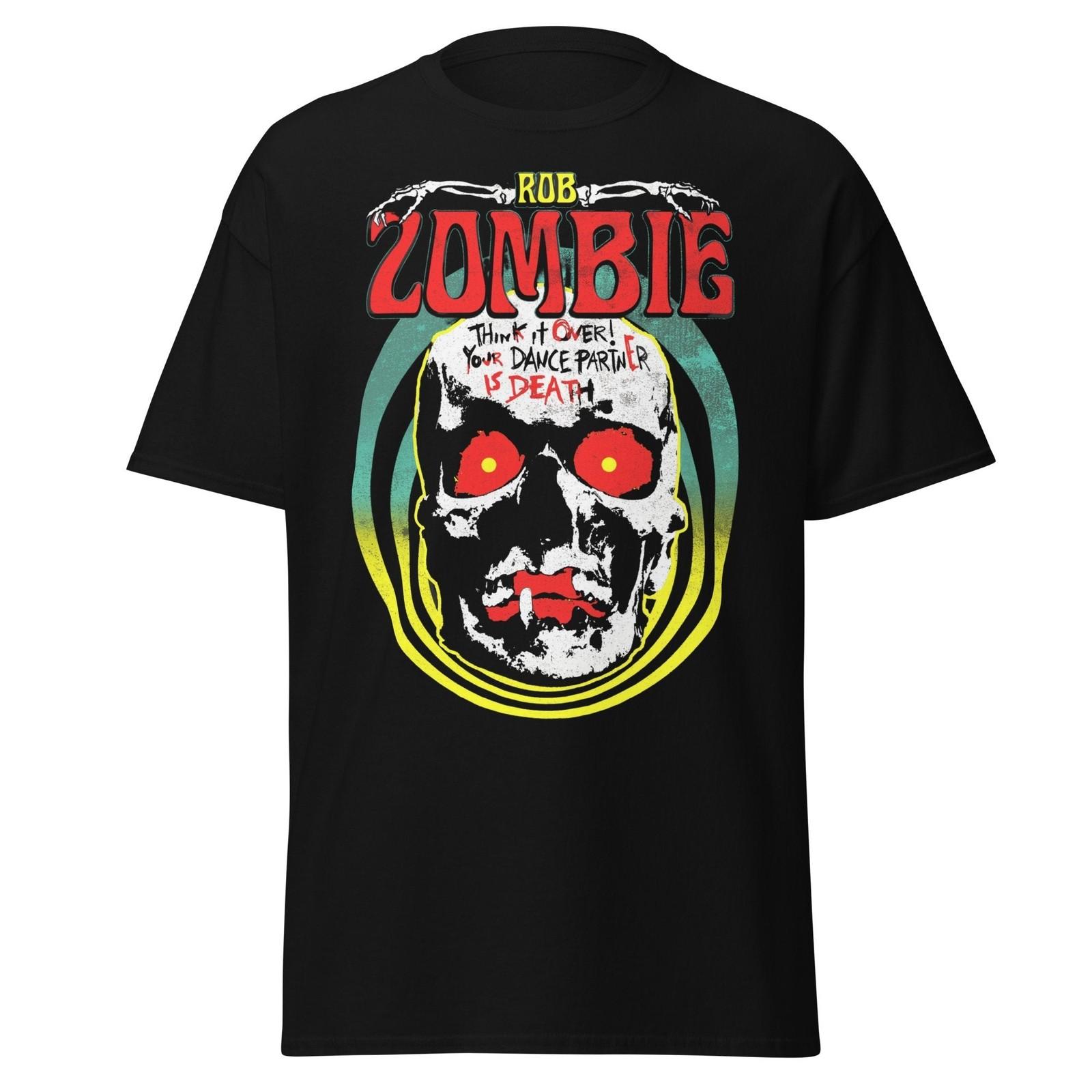 

Stakes Rob Zombie Think It Over Jumbo Print T-Shirt T-Shirt Black New S