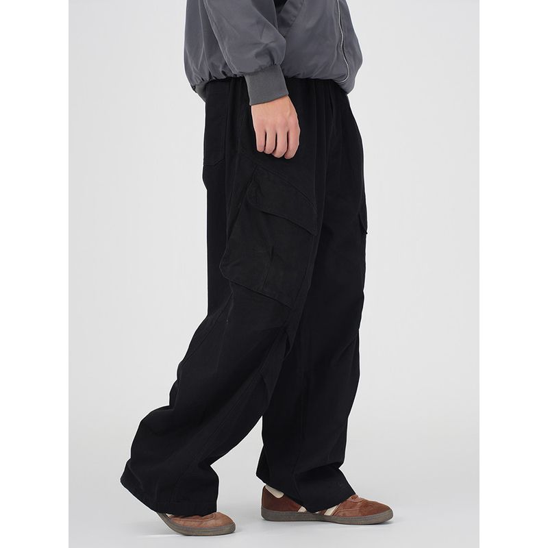 Wassup Trendy Retro Japanese Workwear Pants for Men, Ins-Style Trendy American Loose Straight-Leg Wide-Leg Casual Long Pants