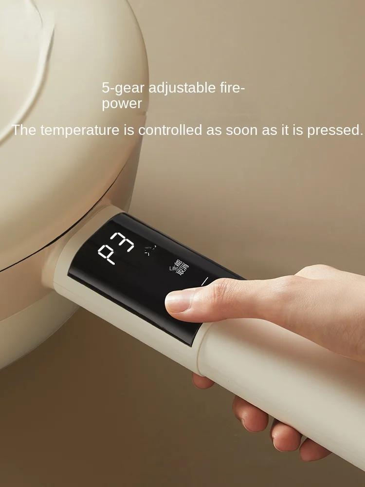 Multi Cookers 220V Electric Wok with Multi-function Electric Hot Pot for Home Dormitory, Stir-fried Vegetable Pot