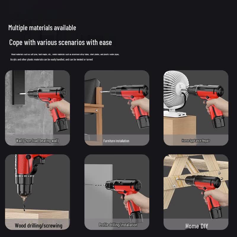 16.8V Cordless Lithium Impact Drill