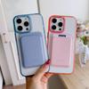 Magnetic Card Slot Clear Phone Case For iPhone 16 Pro Max 15 14 Pro 13 12 11 for Magsafe Shockproof Metal Lens Frame Protection Cover