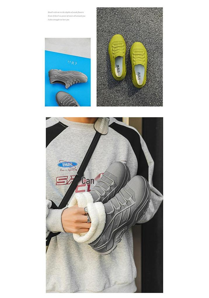 Wasserdichte, rutschfeste Niedrigschaft-Gummistiefel für Herren - Bequeme, verschleißfeste Schuhe für Frühling und Herbst. Ideal für den Freizeitgebrauch und die Arbeit.