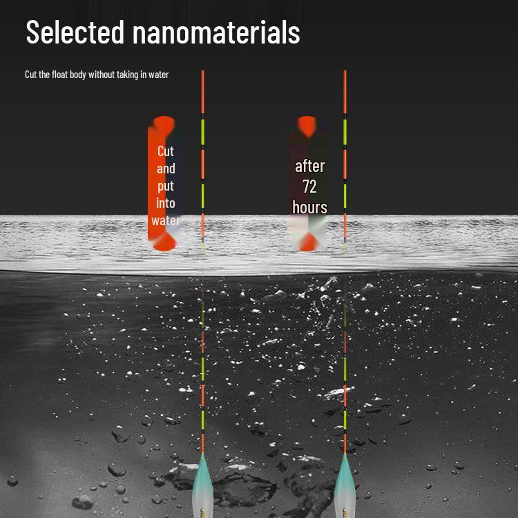 High Sensitivity Nano Fishing Float Set for Shallow Water Crucian and Bighead Carp