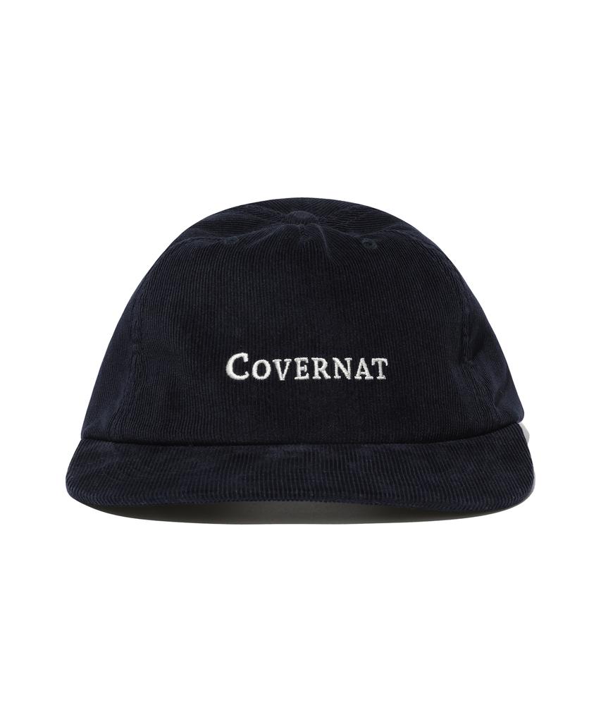 COVERNAT Authentic Logo Corduroy 5-Panel Cap Navy