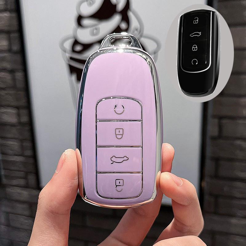 Fashion TPU Car Key Case Cover for Chery Tiggo 8 Pro Tiggo 8plus New 5 Plus 7pro Omoda 5 Car Key Protector Shell Fob Accessories