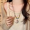 Bohemian Ceramic Necklace: Vintage Ethnic Long Sweater Chain & Zen Choker