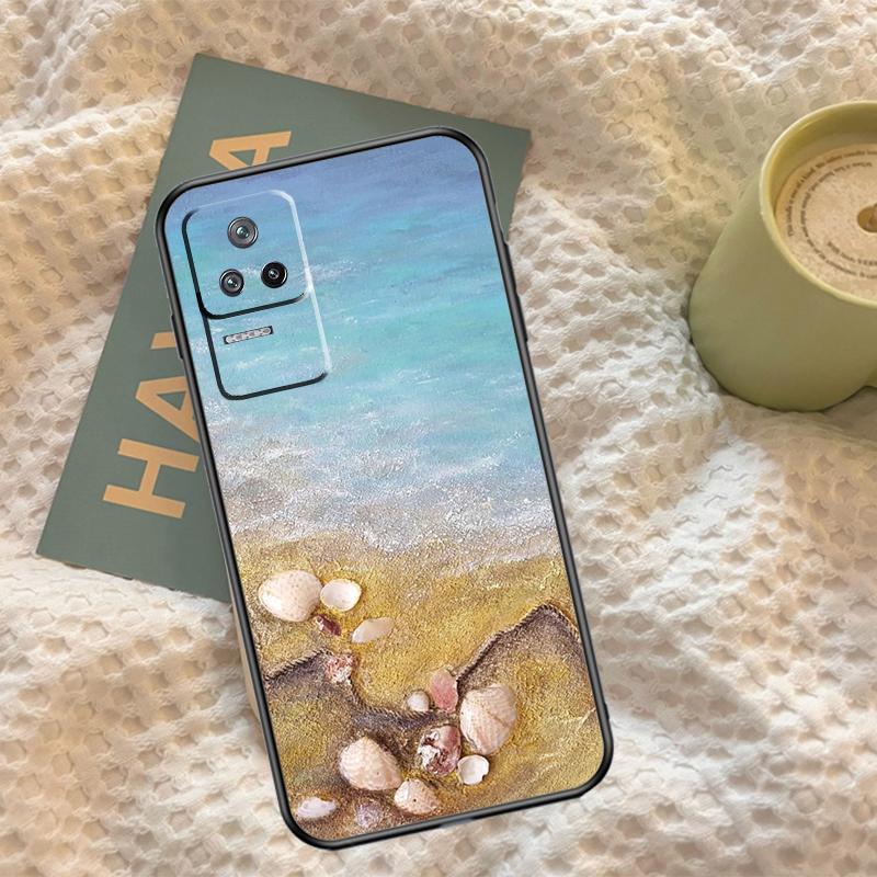 Seashell Shell Sea Art Case For Xiaomi 14T 13T Pro 11T 12T 13 14 15 Ultra POCO X7 Pro X3 X5 X6 F5 F6 M6 Pro Cover