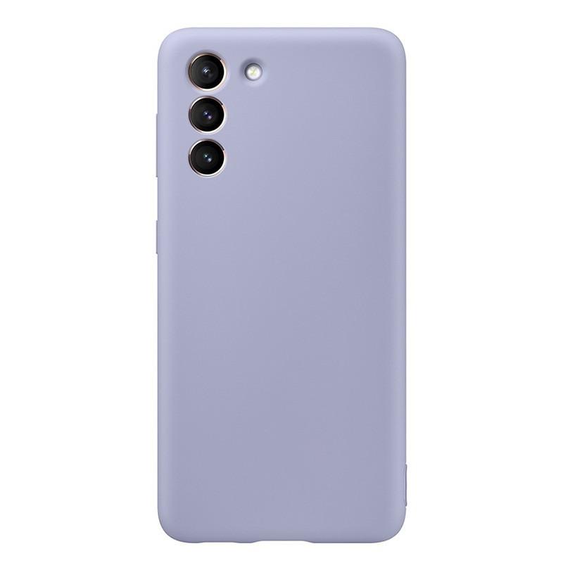 Liquid Silicone Phone Case Galaxy S21 Ultra Full Coverage Shockproof Anti-Scratch Slim Protective Cover