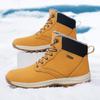 Winter Men Snow Boots Warm Plus Velvet Man Casual Shoes Outdoor Non-slip Cotton Shoes Men Wear-resistant Waterproof Men's Boots