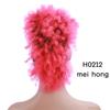 MISS WIG Estensioni sintetiche dei capelli Mohawk ricci crespi Pezzi di capelli colorati con clip per le donne Party
