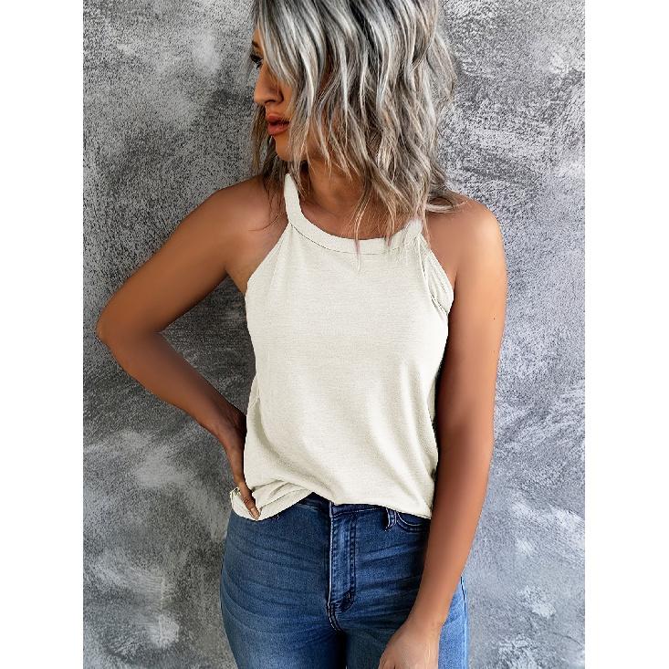 New Summer Casual Temperament Slim Fit Sexy Vest T-Shirt Sleeveless Suspender Versatile Top Strapless Women