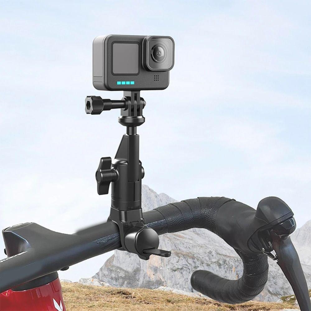 360 Rotating Action Camera Holder Quick Release Handlebar Mount Brackets Camera Mount Bike