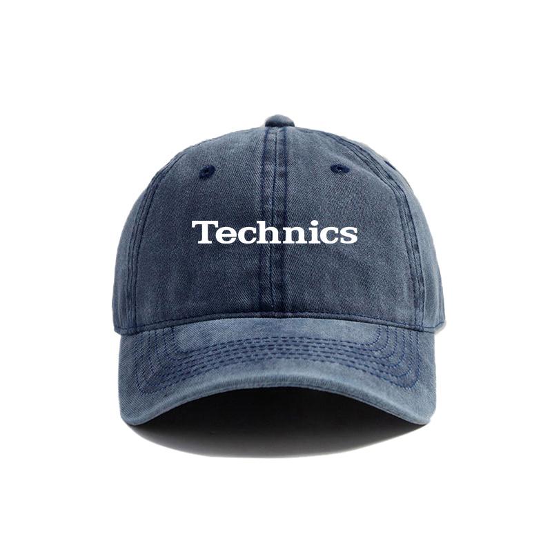 

Technics Baseball Caps Distressed Hats Cap Unisex Women Retro Outdoor Summer Adjustable Hats MZ-106