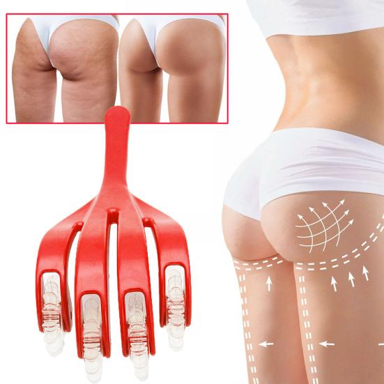 Helpful Simply Portable Claw Roller Massager Anti-Cellulite Buttock Massager Makeup Buttock Massage Roller 32 Claw Massage Roller for Buttocks