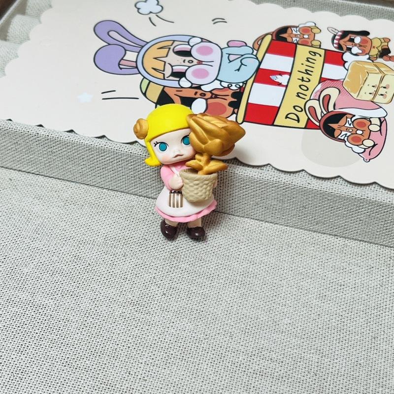 Bread Head Change Baby Cute Grain DIY Mobile Phone Chain Pvc Accessories Ornament Tide Play Modified Baby Moe Grain