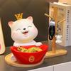 Housewarming Gift: Lucky Cat Key Holder & Shoe Cabinet Ornament for Entryway and Living Room