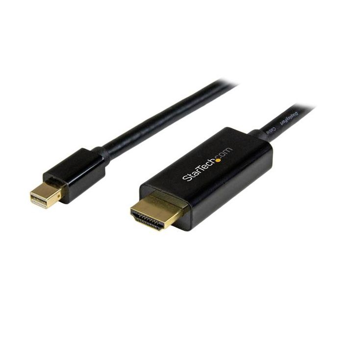 Câble adaptateur Mini DisplayPort vers HDMI - STARTECH.COM - 5 m - 4K 30 Hz - Noir - Plug and Play